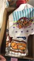 Garfield towels