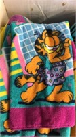 Garfield towels