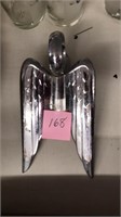 1950 Chrysler hood flying wheel wings ornament