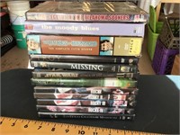 13 assorted DVDs