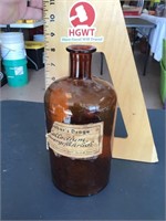 Vintage brown bottle