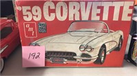 59 Corvette 1/25 scale model kit