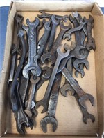 Vintage open end wrench lot