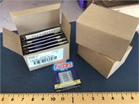 3 boxes SFE glass fuses-12 cards, 5 fuses per card