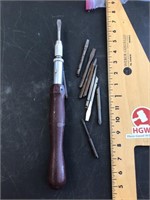 Yankee screwdriver w/ bits