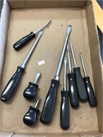 9pc screwdriver lot