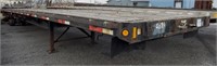 1998 Fontaine 48ft flatbed semi trailer  No Wheels
