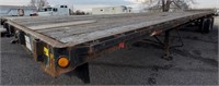 1998 48ft Fontaine flatbed semi trailer.