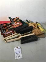 Handheld brooms, dustpans, Hot Shot ant bait