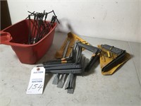 Shelf brackets and misc. augers