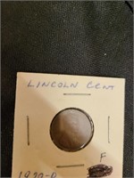 1920 D LINCOLN CENT-F