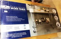 Commercial Rolling Tables w/ Stainless Steel Top
