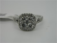 Brand New 14k  White gold Diamond Ring