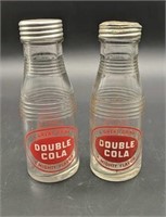Vintage Double Cola Salt and Pepper Shakers
