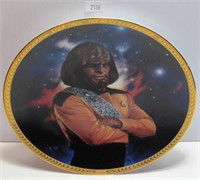 Star Trek - Lt. Worf Plate #7710D