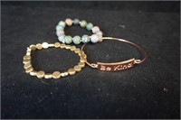 Set of Three Bracelets