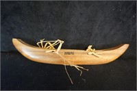 Wooden Canoe from Hawaii