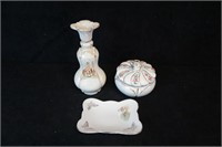 Three Pieces of Porcelain Trinkets