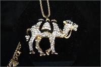 New Betsy Johnson Camel Necklace