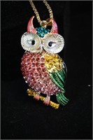 New Betsy Johnson Owl Necklace