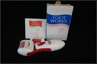 Box lot of Avon Foot Care Items