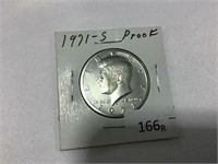 1971S Kennedy half clad proof