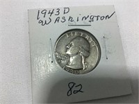 1943D Washington quarter