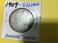 1909 Liberty head half dollar