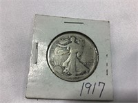 1917 Liberty walking half dollar