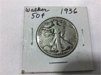 1936 Liberty walking half dollar