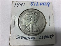 1941 Liberty walking half dollar