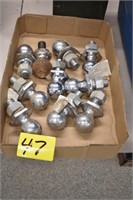 9 - 2" Trailer Balls and 1 - 2 and 5/16 trailer,