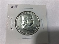 1952D Franklin half dollar