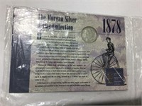 1878S Morgan silver dollar