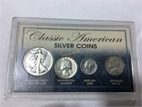 Classic American silver coin set