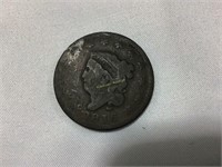 1816 Coronet large cent
