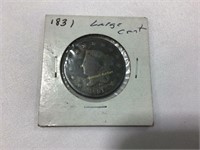 1831 Coronet large cent