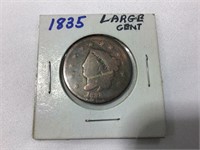 1835 Coronet large cent