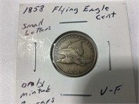 1858 Flying Eagle small cent