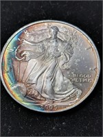 2005 1oz Fine Silver Walking Liberty Dollar