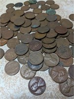 90+ Lincoln Wheat Pennies 40'/50's