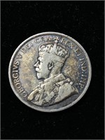 1917 Newfoundland Canada 50-Cent Piece-Silver