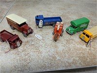 Lot of 6 Antique Lesney Toy Cars