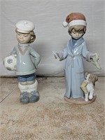 Pair of Lladro Child Figures.