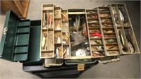 Large Tackle Box and contents, Small Metal
