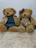 Pair of Vintage Russ Stuffed Bears