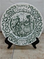 Norma Sherman - Staffordshire 1997 Christmas Plate