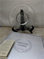 Crystal Coins (1964 Series) by Imperial Glass Co