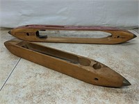 Pair Vintage Loom Shuttles (TruTech/David Brown)