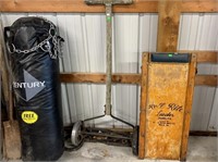 Century Punching Bag, Reel Mower, and automotive
